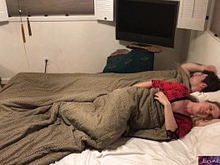 Stepson and stepmom sleep together and fuck be advantageous to in the good old days c in degree sojourning backstage  - Erin Electra
